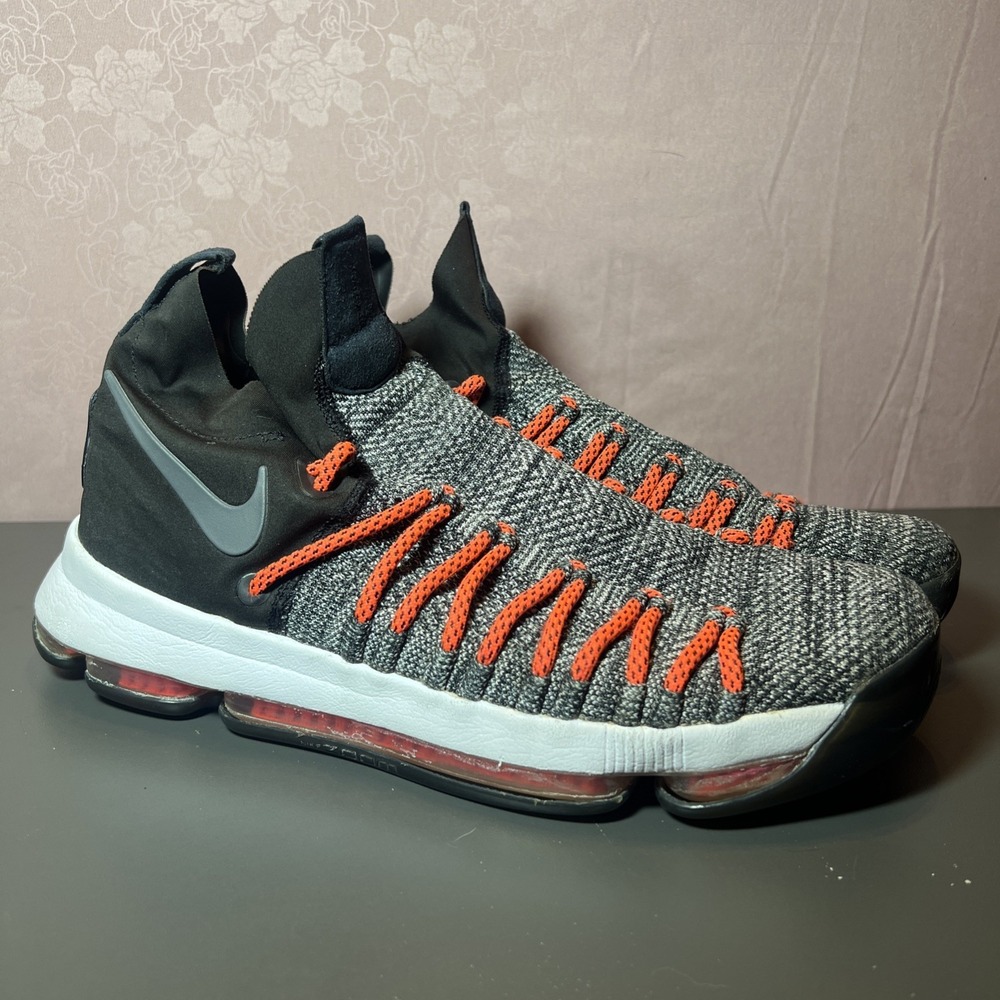 Nike KD 9 Elite Basketball Shoes – Black/Red – Size US 10.5 2016 Slip On
